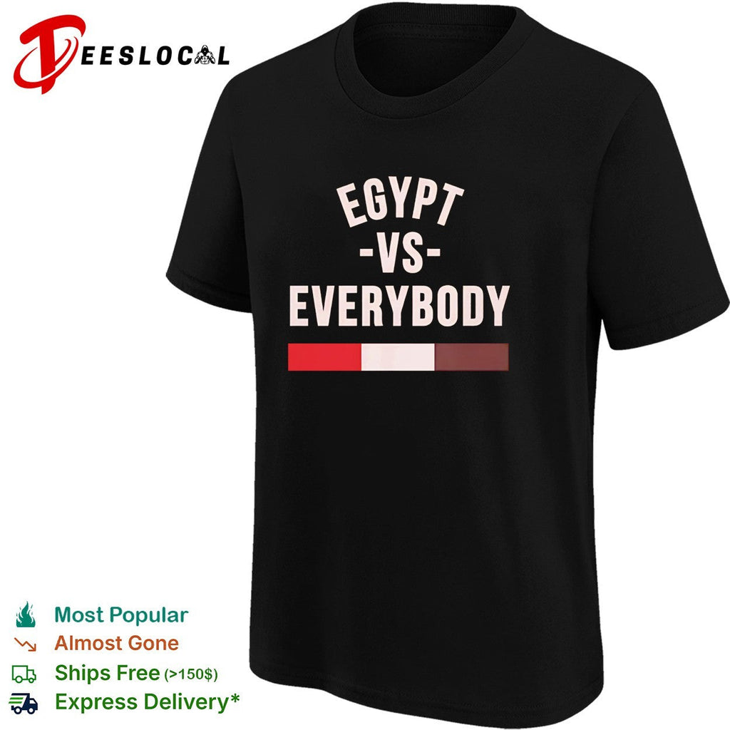 Egypt vs everybody flag soccer pride shirt Unisex