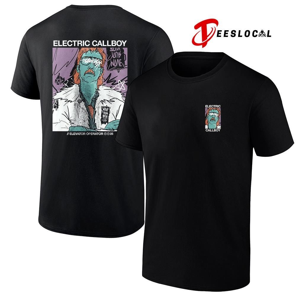 Electric Callboy elevator operator scratch shirt Unisex