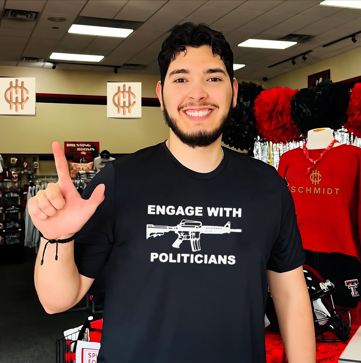 Engage with Politicians Second Amendment shirt Unisex