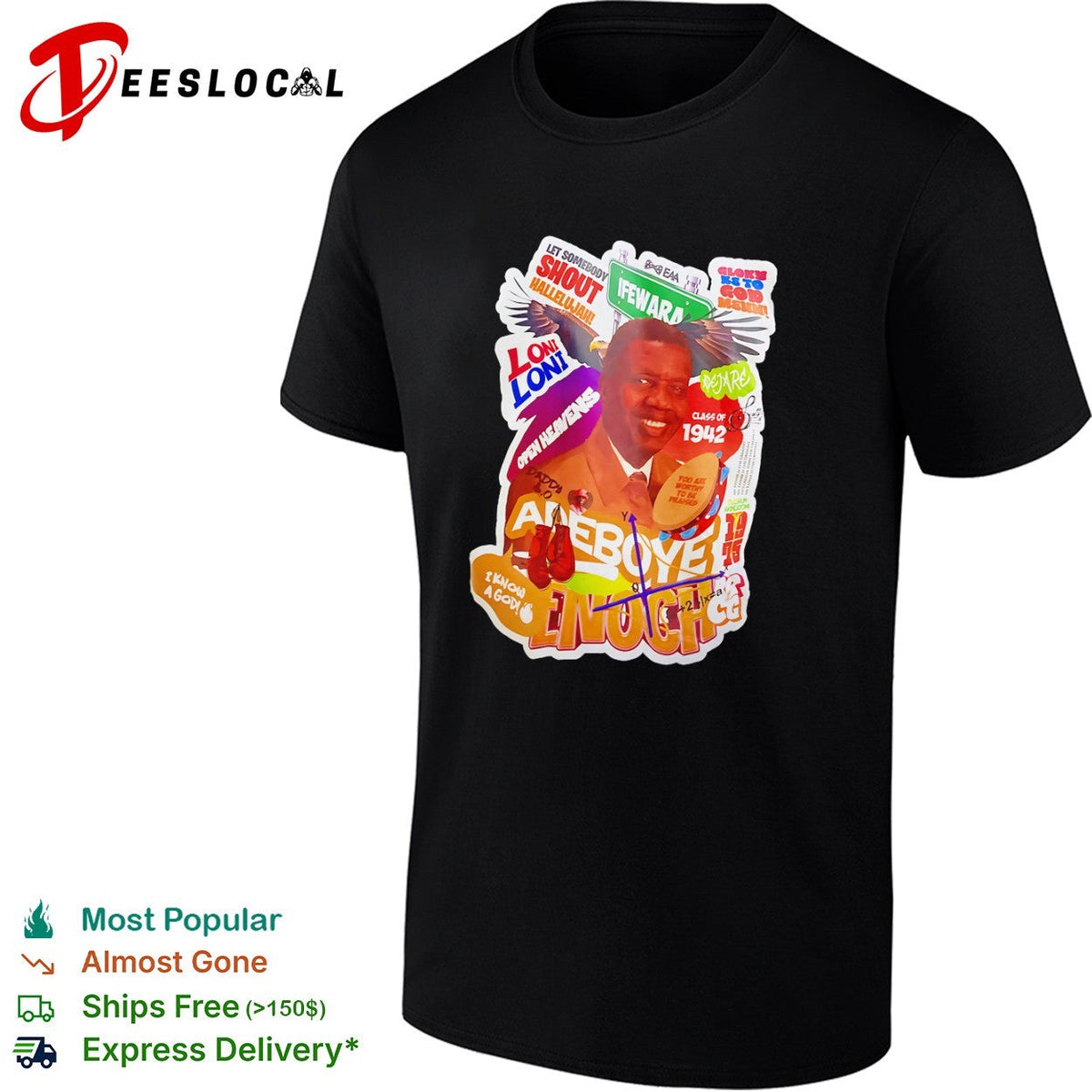Enoch Adeboye Ifewara Shout Hallelujah Loni Loni Open Heavens Class of 1942 shirt Unisex