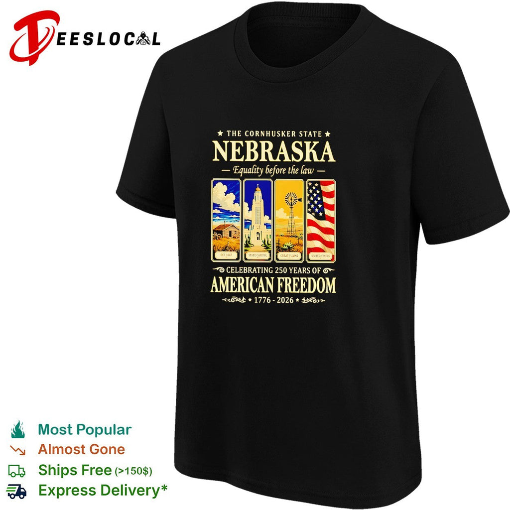 Equality before the law 250 years American freedom panels shirt Unisex