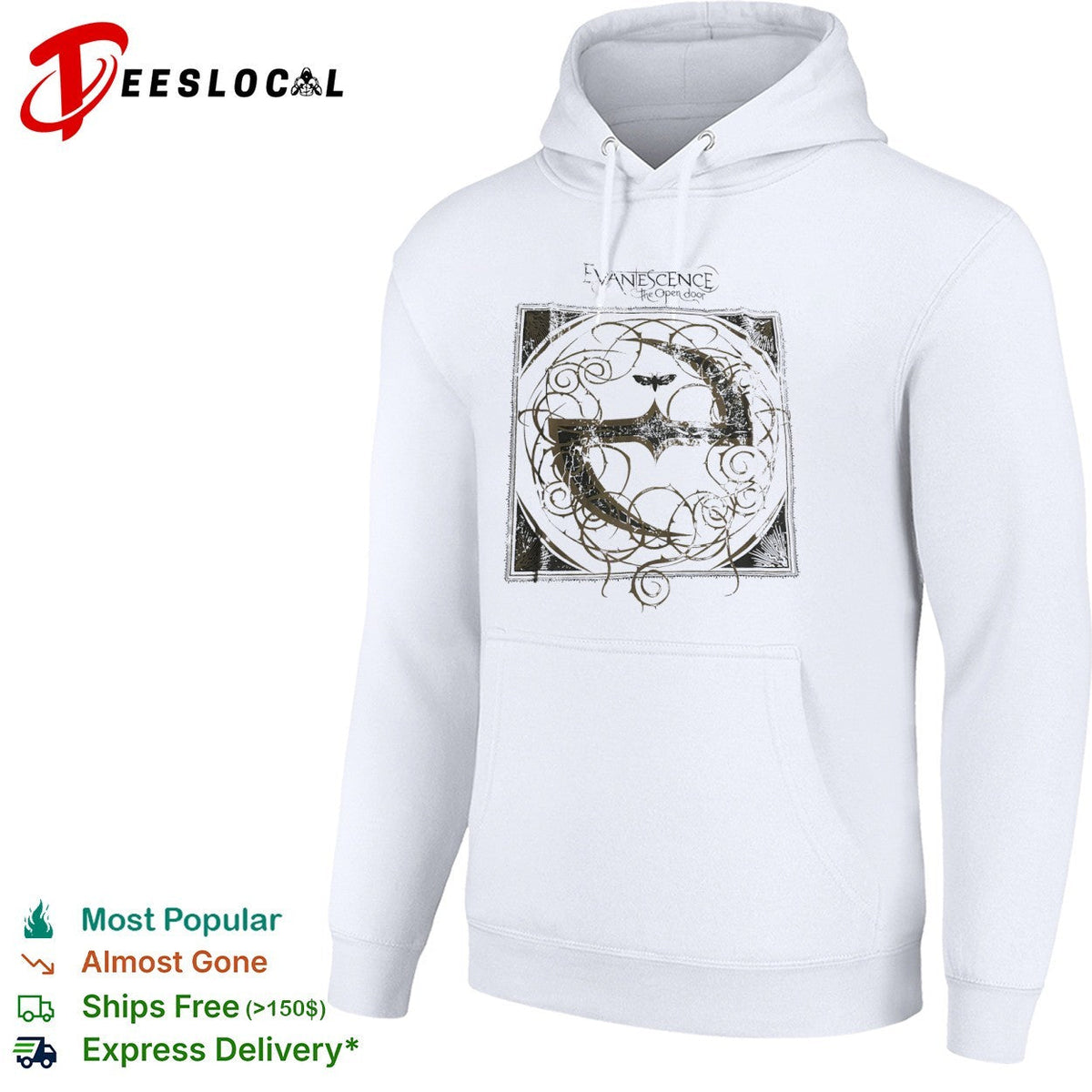Evanescence The Open Door Logo and Moth Gothic Symbol shirt Unisex