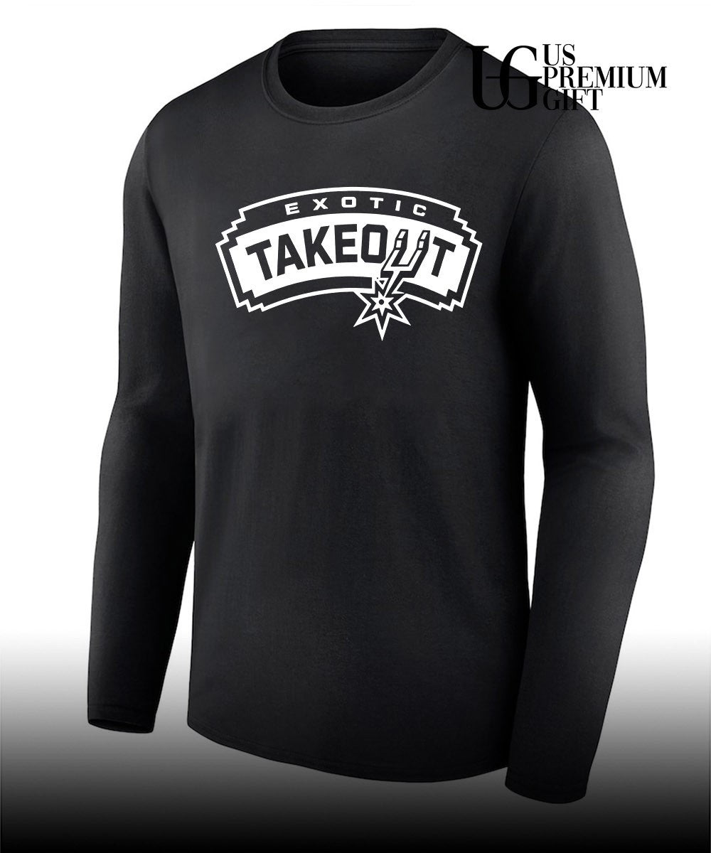 Exotic Takeout San Antonio Spurs NBA Finals 2026 parody shirt Unisex