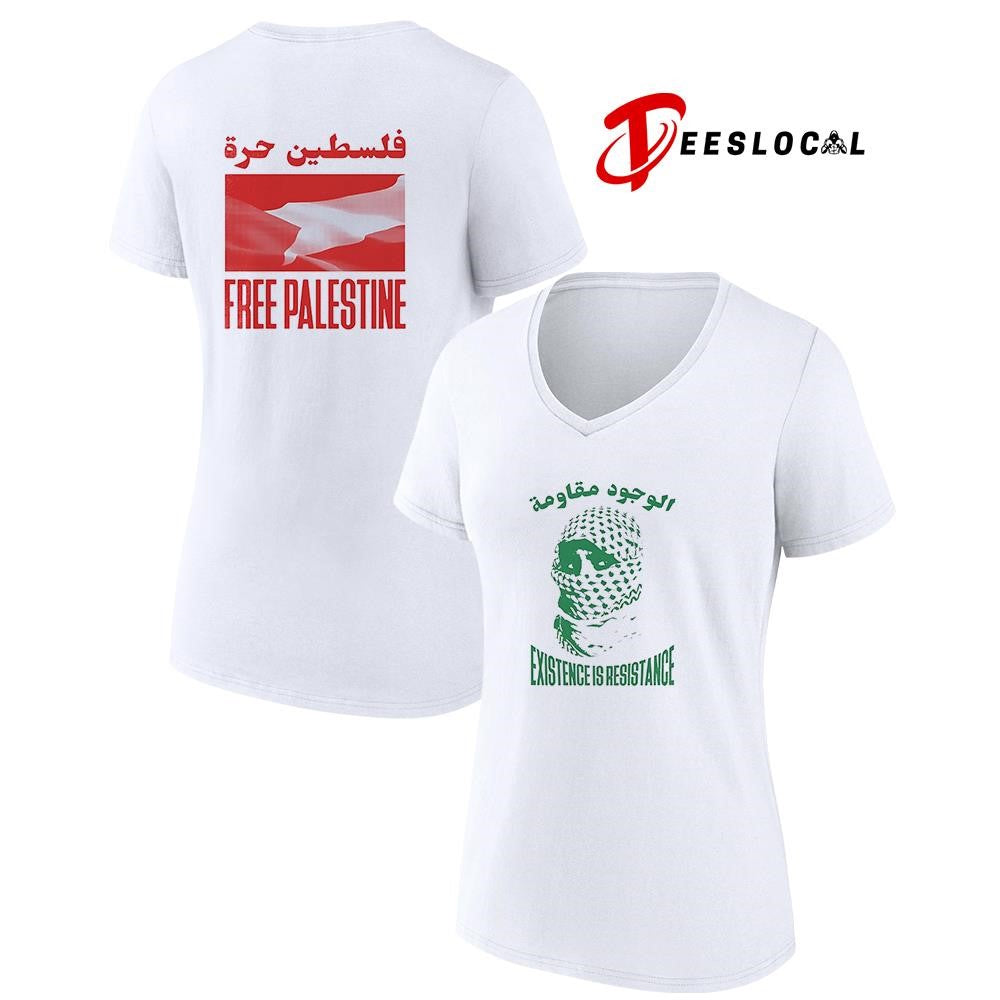 Exrsstence is resistance free Palestine graphic shirt Unisex