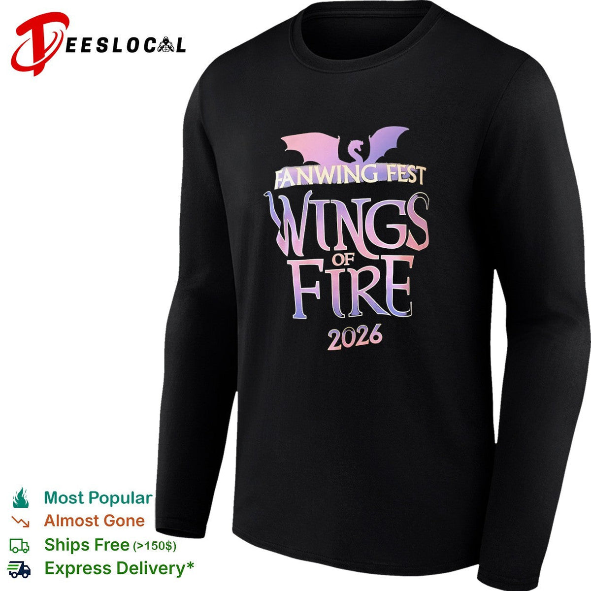 Fanwing Fest Wings of Fire 2026 shirt Unisex