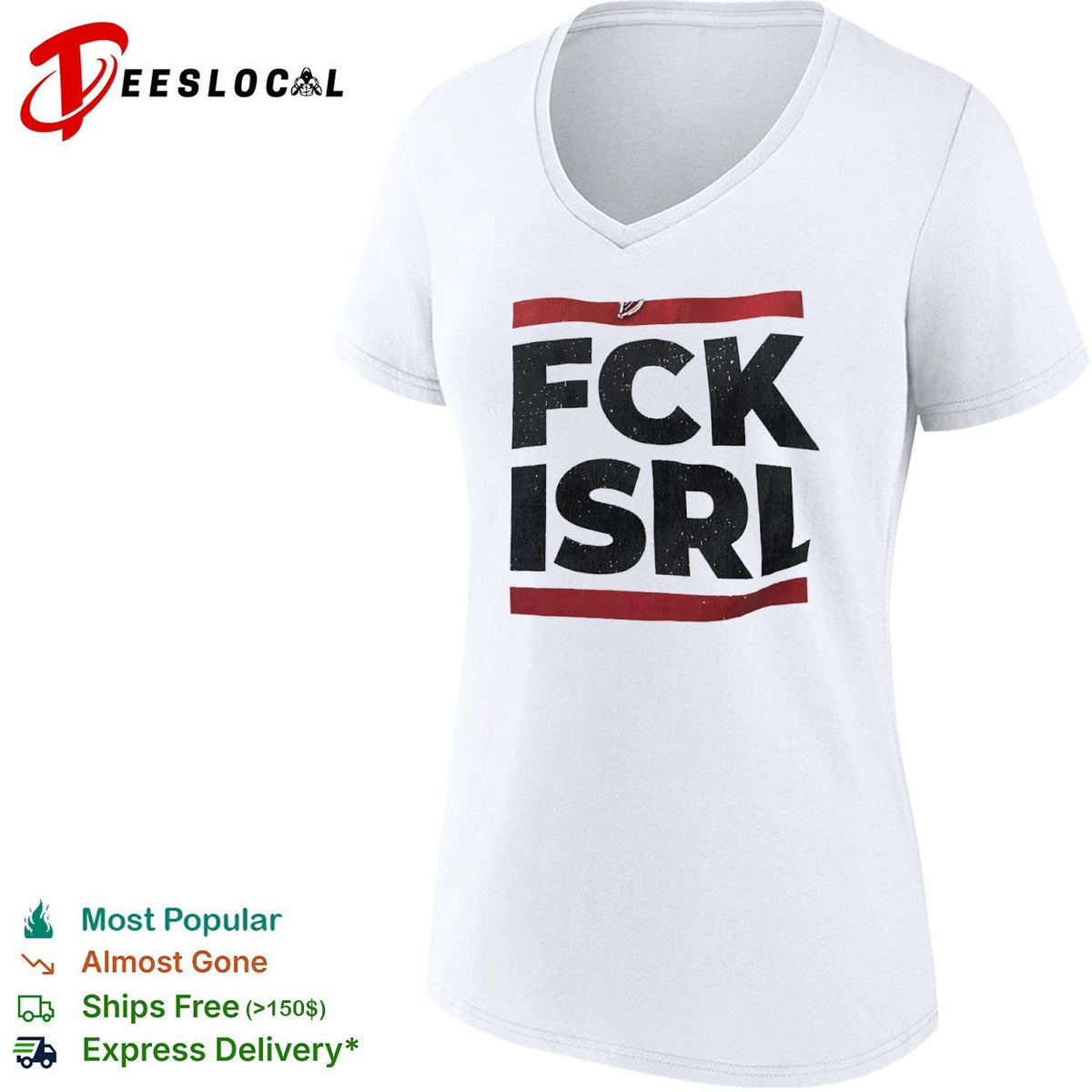 Fck Isrl Shirt Unisex