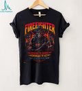 Firefighter Skeleton Skull Desire to Serve Shirt