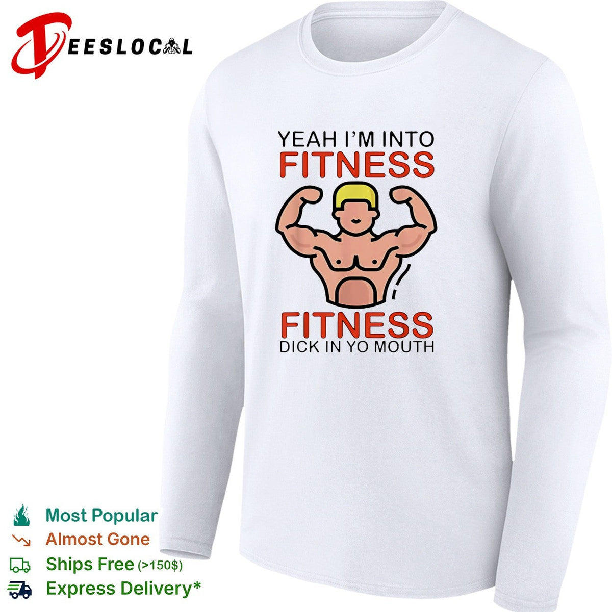 Fitness gym humor adult quote bold graphic shirt Unisex