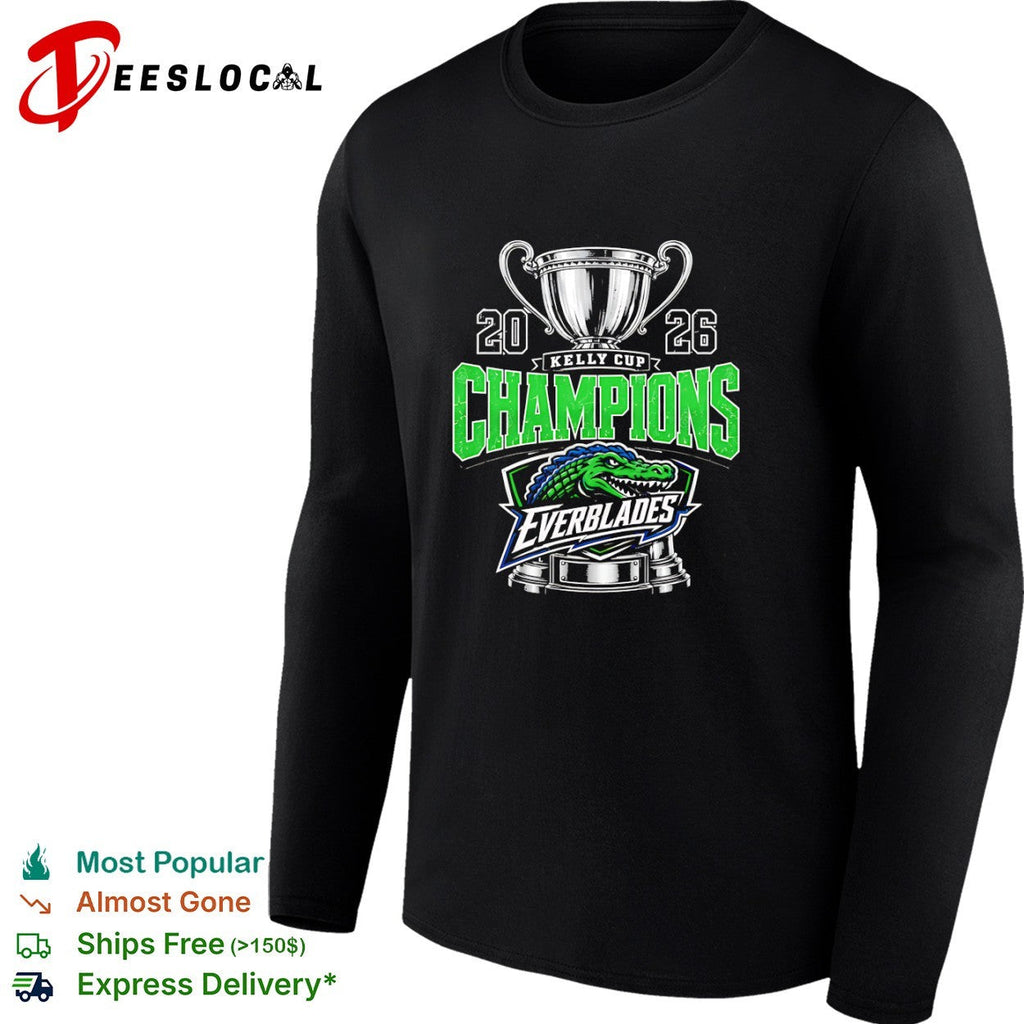 Florida Everblades 20 26 Kelly Cup Champions Gator Hockey Team Logo Sport Shirt Unisex