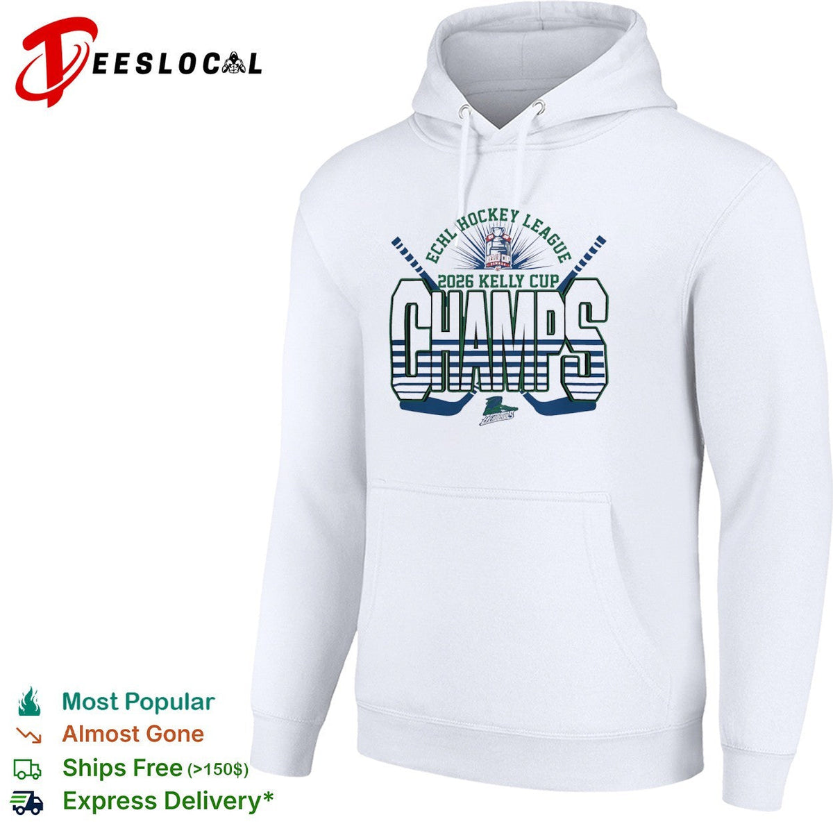 Florida Everblades 2026 Kelly Cup Champs ECHL Hockey League Winners Graphic shirt Unisex