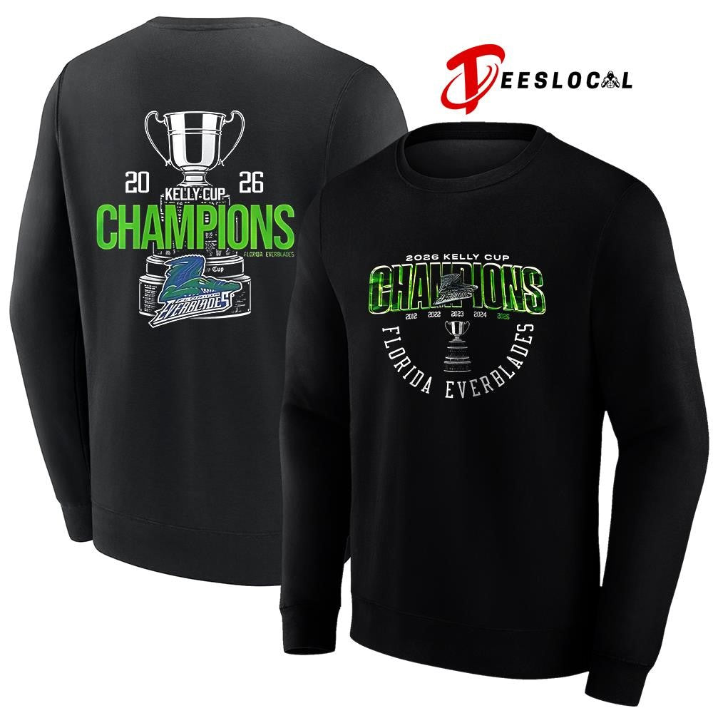 Florida Everblades 2026 Kelly Cup champions graphic shirt Unisex