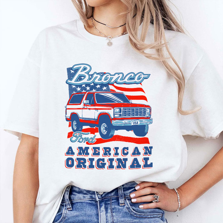 Ford Bronco American Original T Shirt Unisex