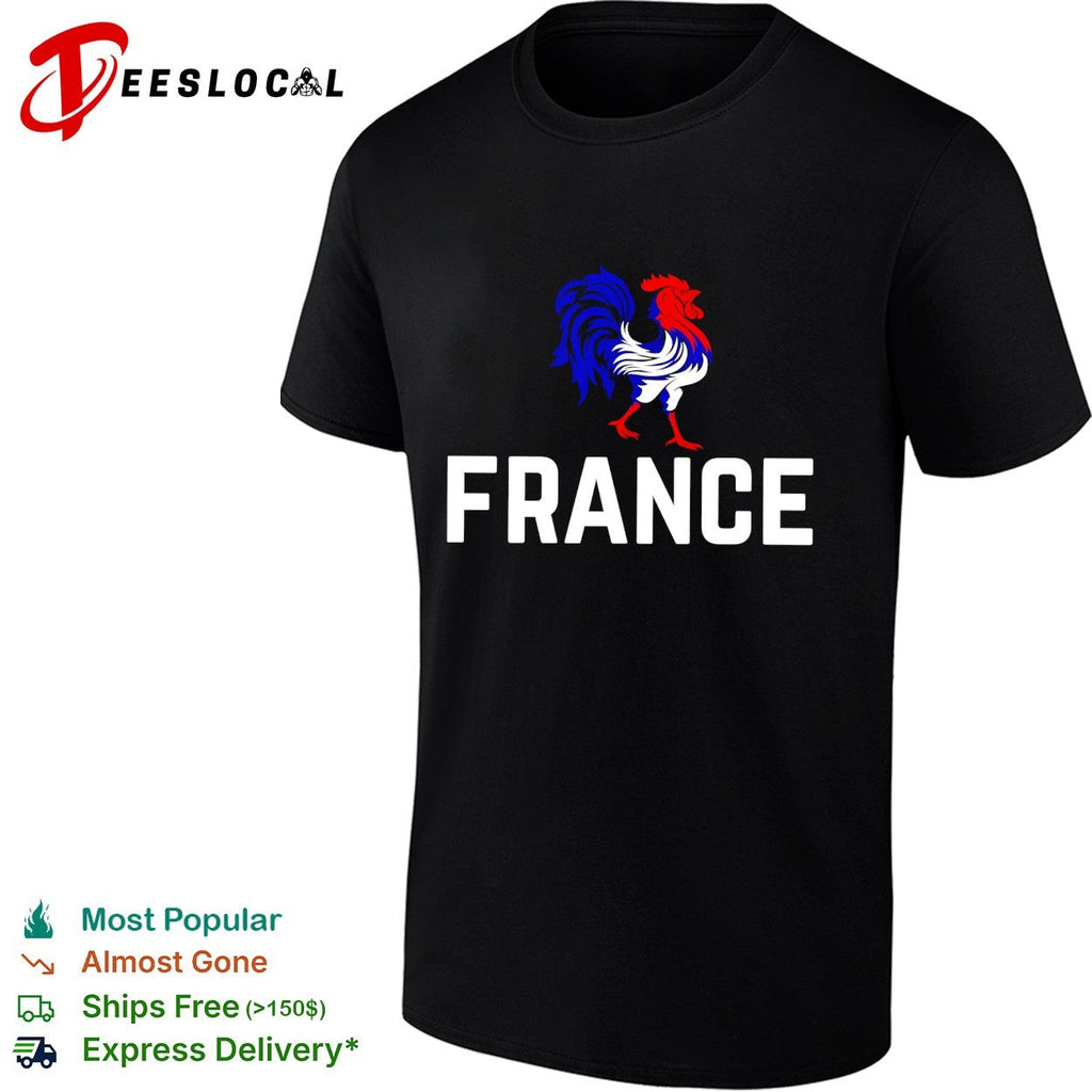 France rooster mascot strutting shirt Unisex