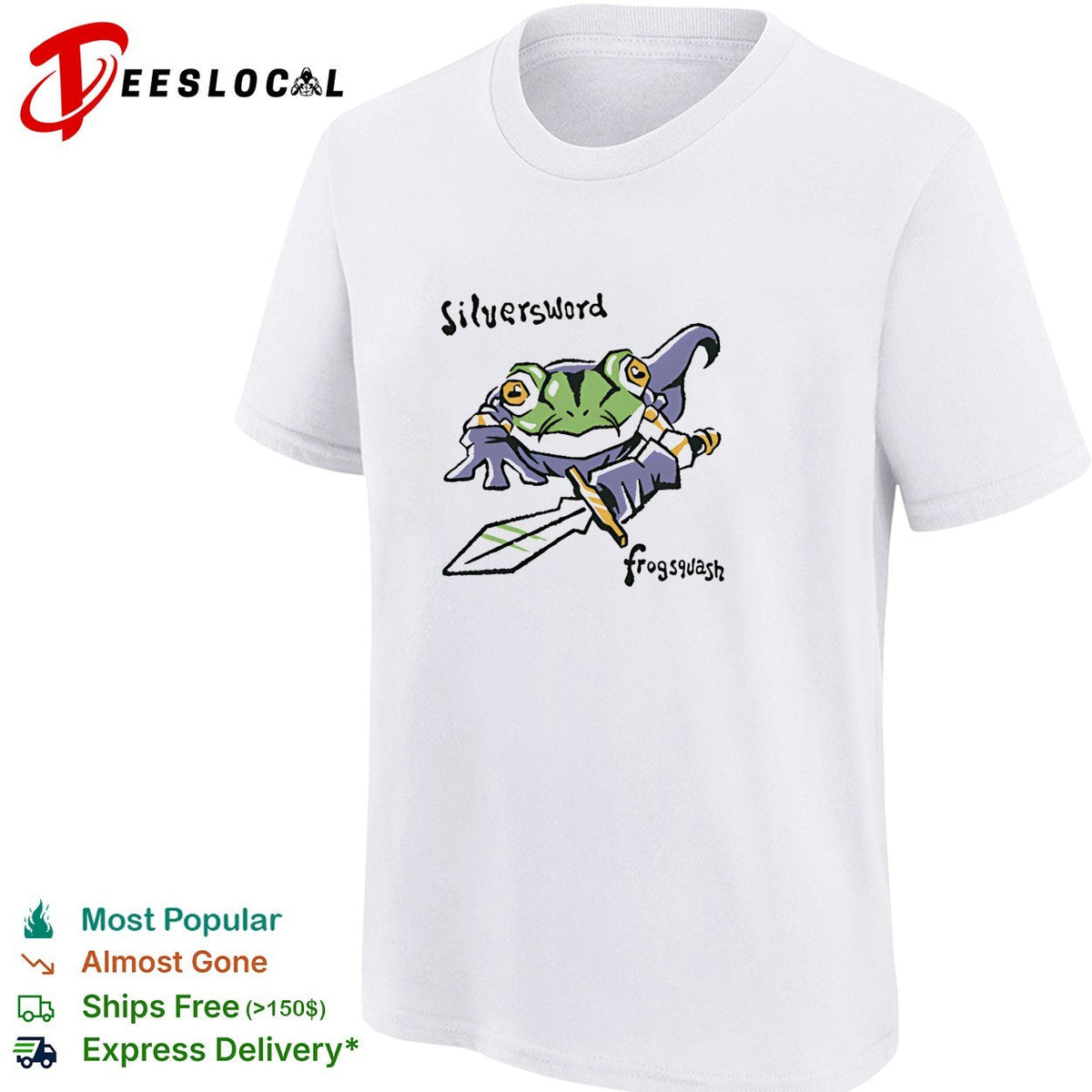 Frog aka Glenn from Chrono Trigger in the style of Silverchair’s album Frogstomp shirt Unisex