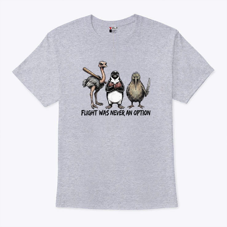 Funny Birds Squad Vintage Flight Was Never An Option T Shirt Unisex