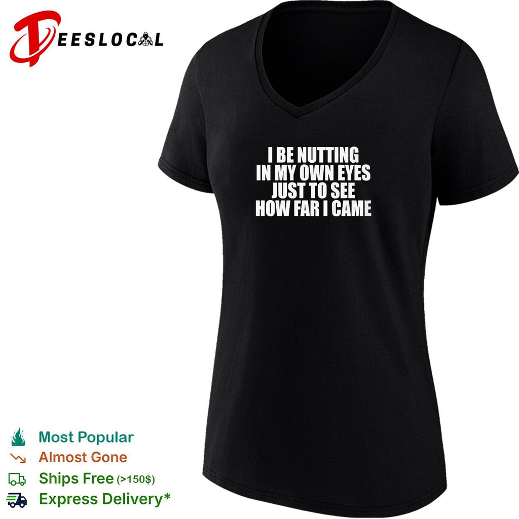 Funny adult humor bold text dark background shirt Unisex