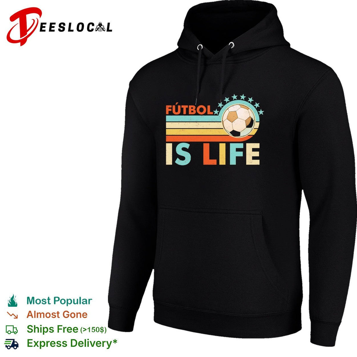 Futbol is life football vintage shirt Unisex