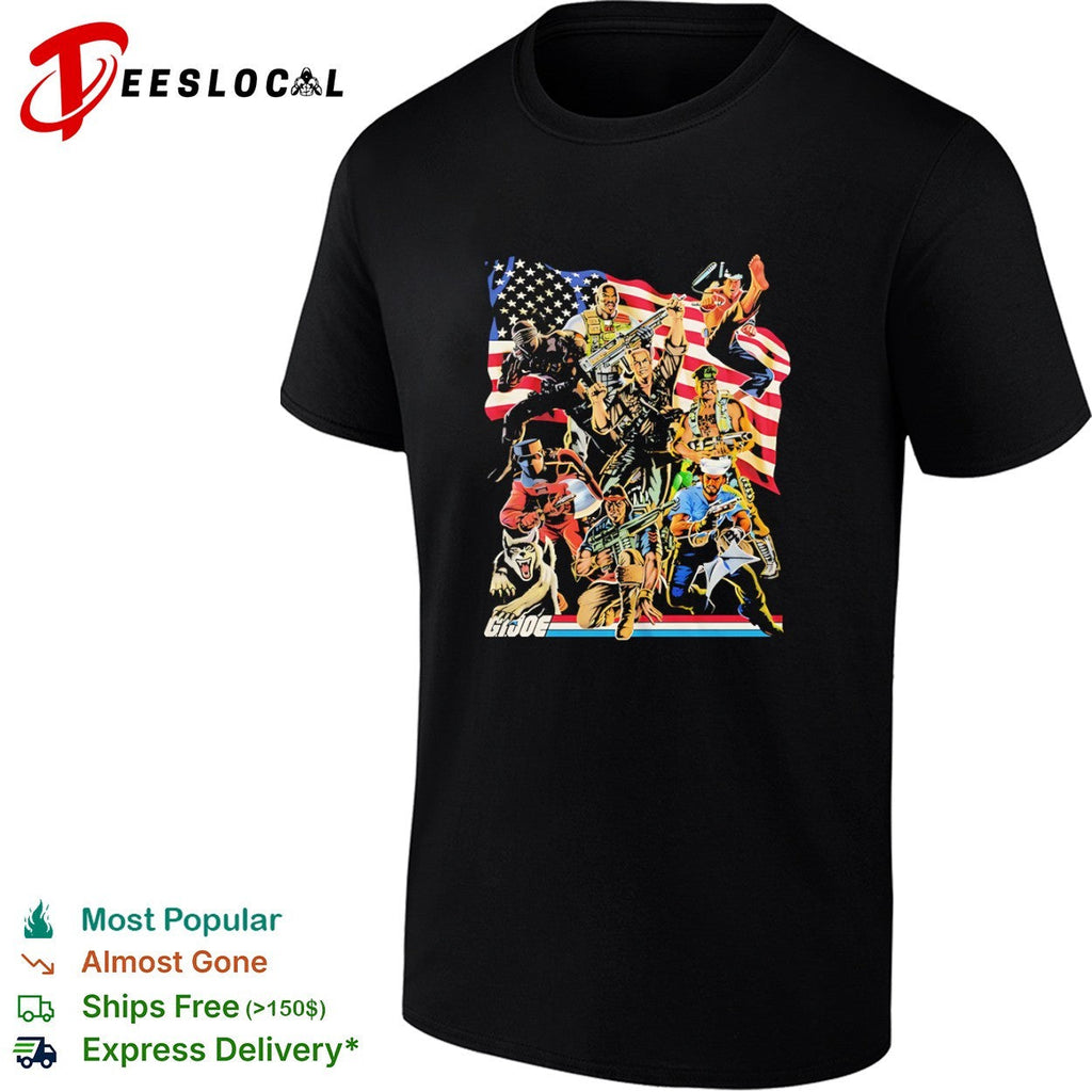 GI Joe American flag shirt Unisex
