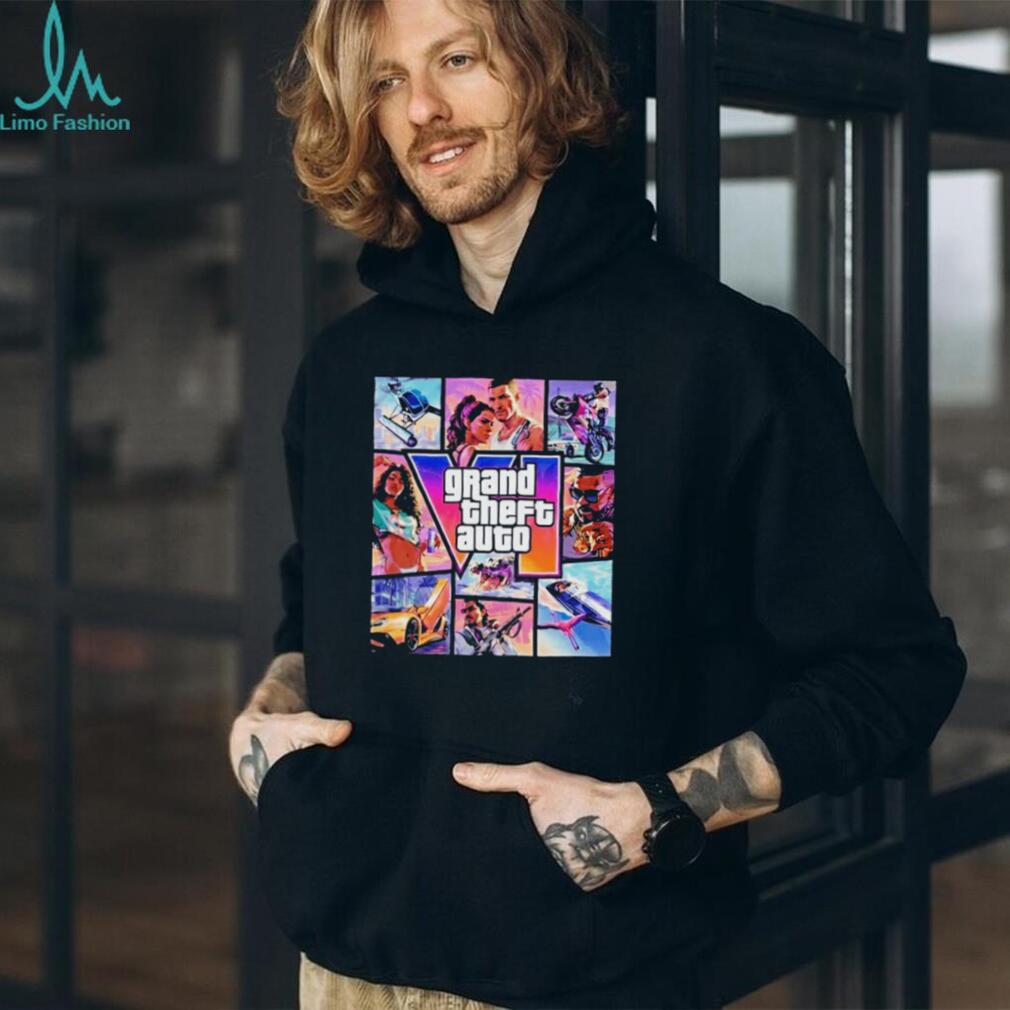 GTA 6 Vice City Stories graphic shirt