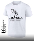 Gadsden Flag Snake Actually I Lick Boots shirt Unisex