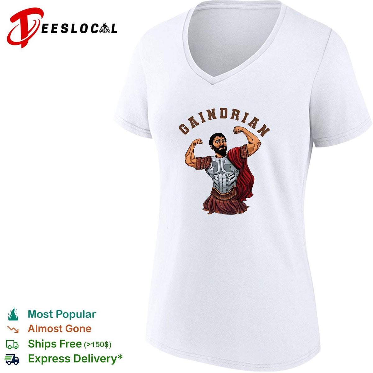 Gaindrian muscle arm posing shirt Unisex