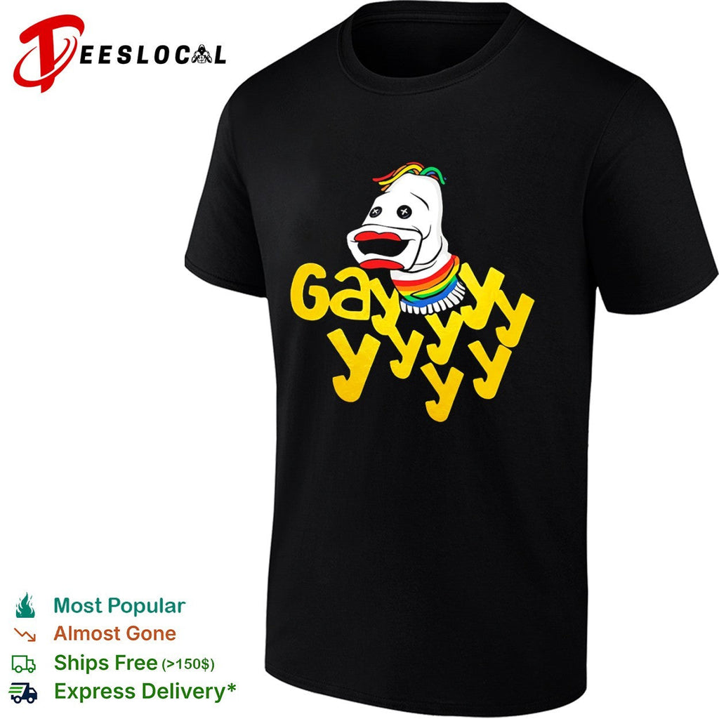 Gayyyyyy Sock Puppet Pride Rainbow LGBTQ shirt Unisex