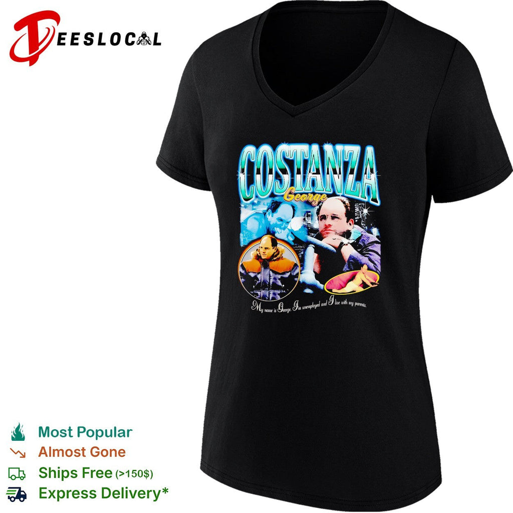 George Costanza Seinfeld vintage bootleg style graphic shirt Unisex