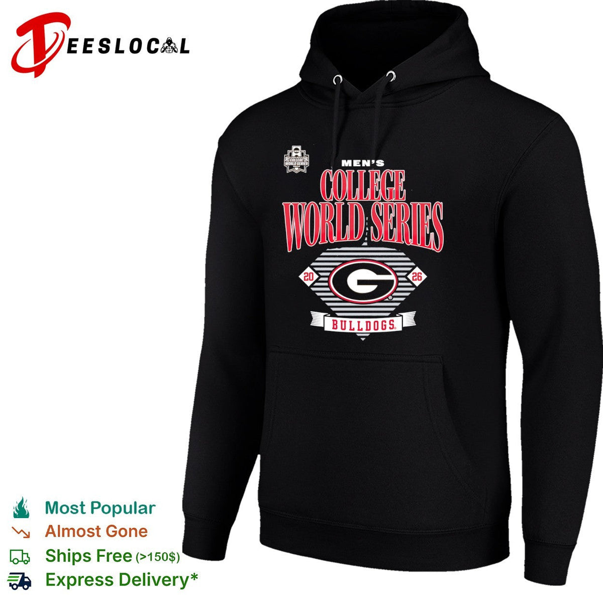 Georgia Bulldogs 2026 College World Series Omaha NCAA Championship shirt Unisex