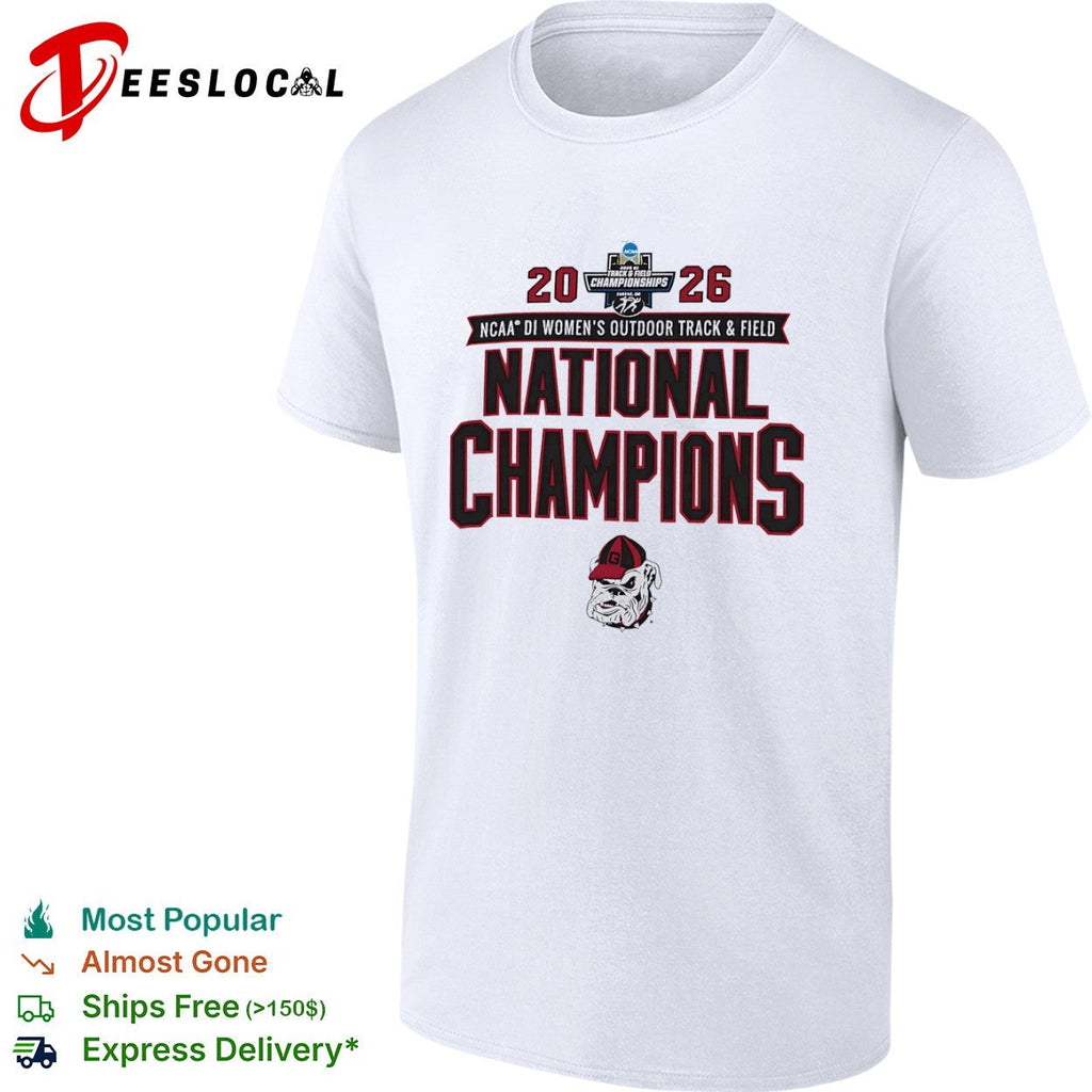Georgia Bulldogs 2026 NCAA DI Women’s Outdoor Track and Field National Champions shirt Unisex