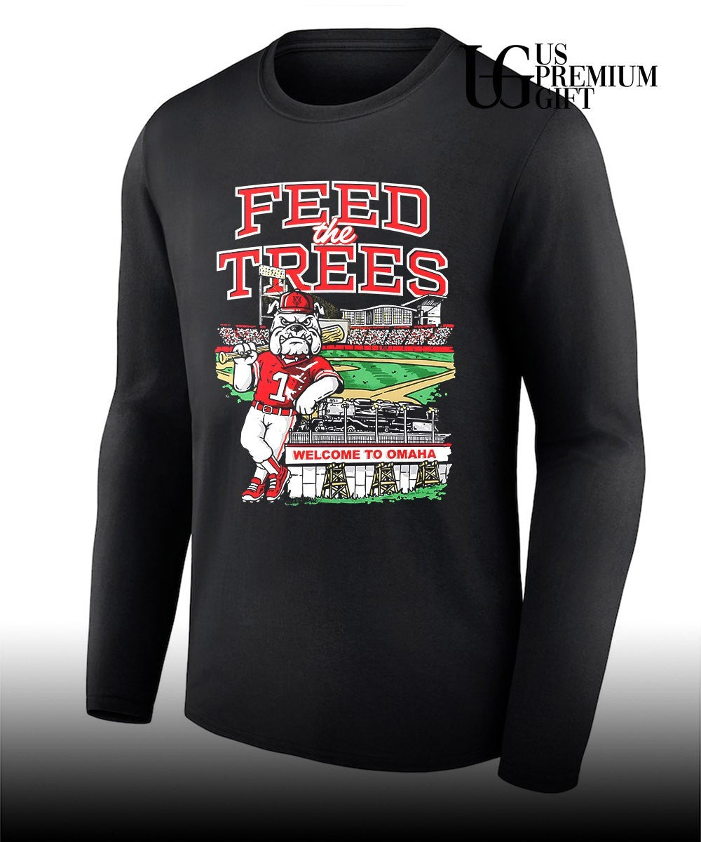 Georgia Bulldogs College World Series Feed the Trees Welcome to Omaha mascot shirt Unisex