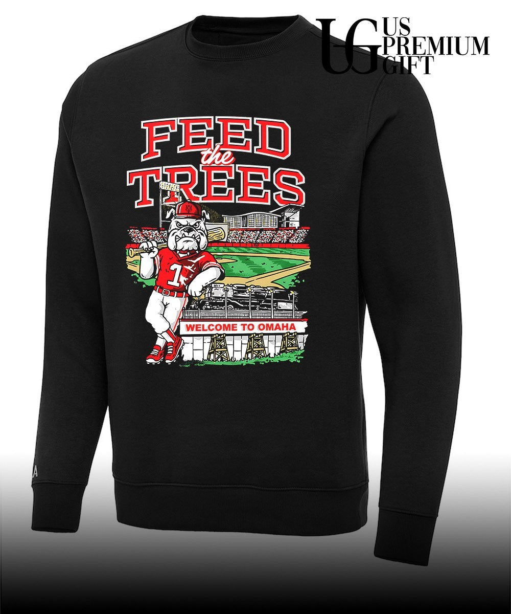 Georgia Bulldogs College World Series Feed the Trees Welcome to Omaha mascot shirt Unisex