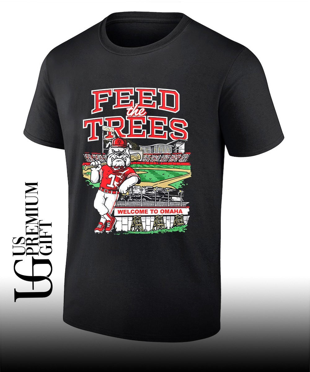 Georgia Bulldogs College World Series Feed the Trees Welcome to Omaha mascot shirt Unisex