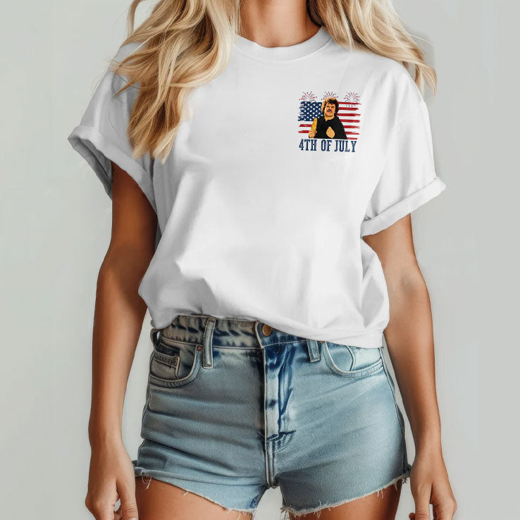 Get The Corn Outta My Face Funny Nacho Libre 4th of July T Shirt Unisex