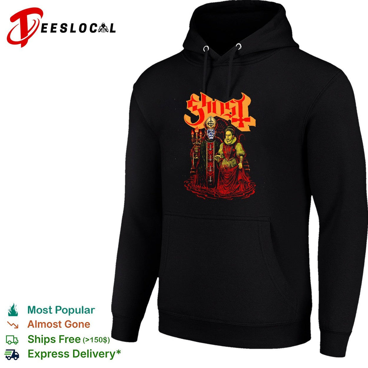 Ghost band cardinal and nun throne shirt Unisex