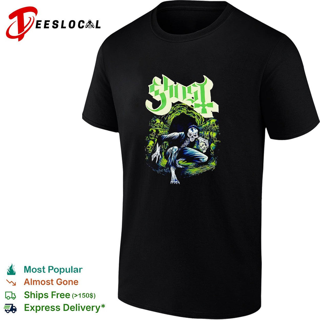Ghost band skeleton shirt Unisex