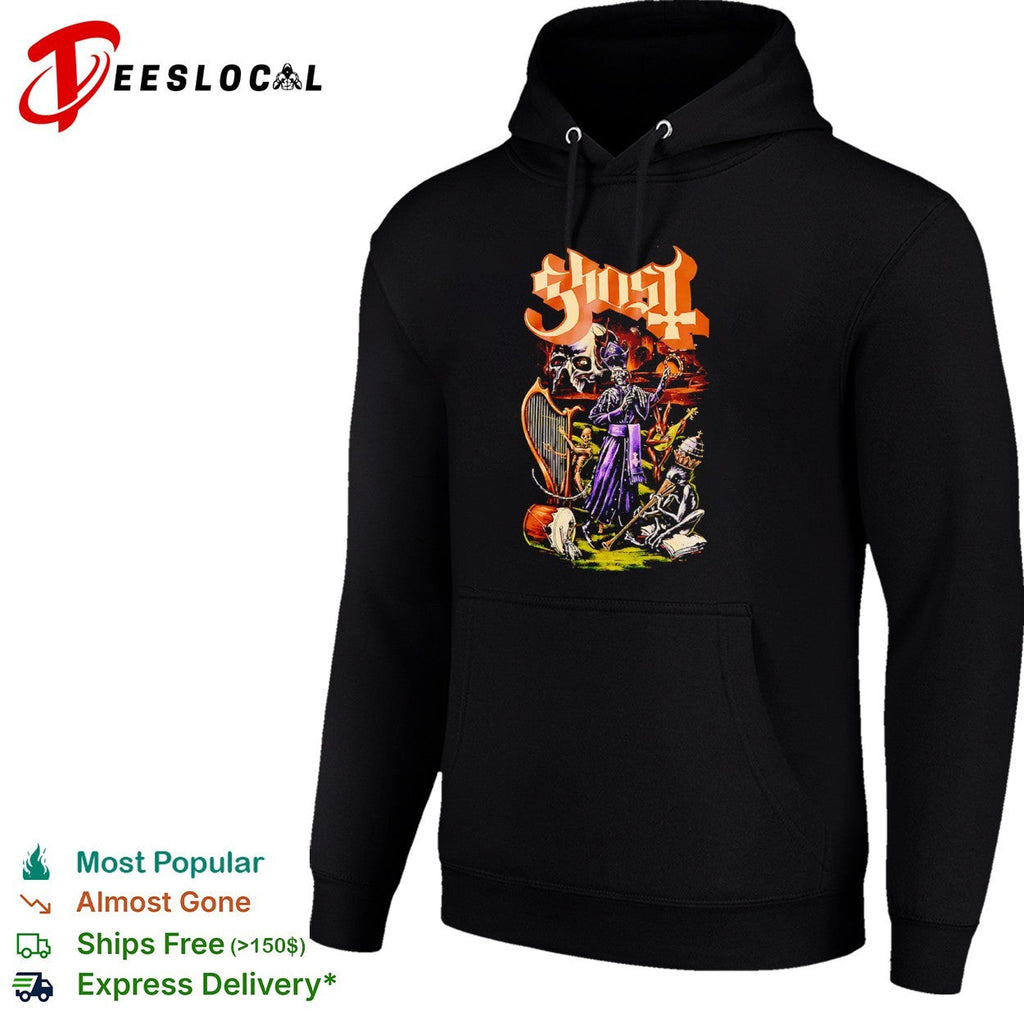 Ghost skull pope shirt Unisex