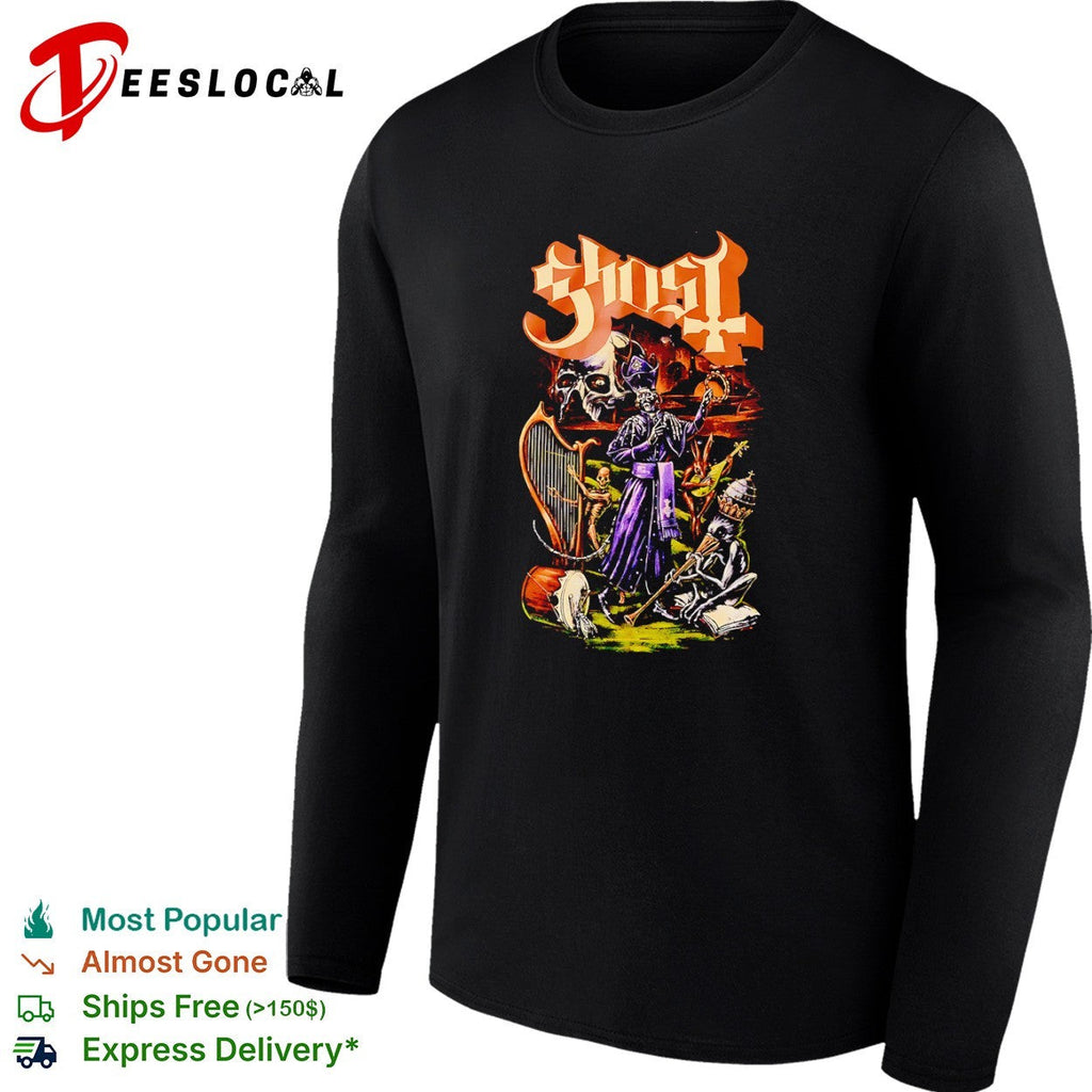 Ghost skull pope shirt Unisex