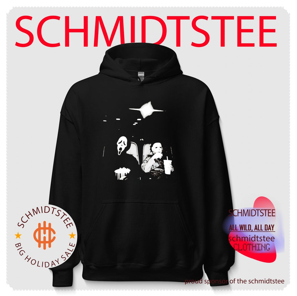 Ghostface and Michael Myers at the Movies shirt Unisex