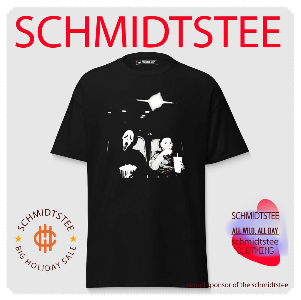 Ghostface and Michael Myers at the Movies shirt Unisex