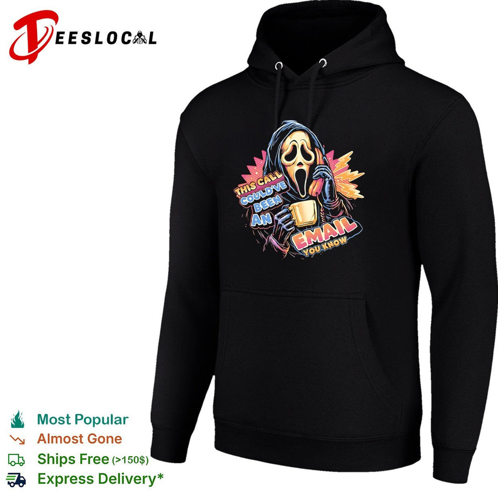 Ghostface from the Scream movies this call could’ve been an email you know shirt Unisex