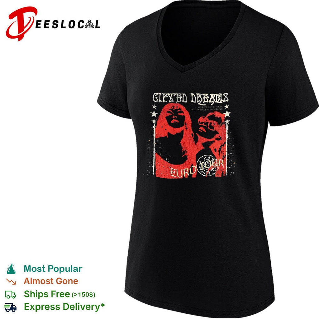 Gifted Dreams Euro Tour London Paris Milan Berlin Ibiza Rome Prague Paris France shirt Unisex