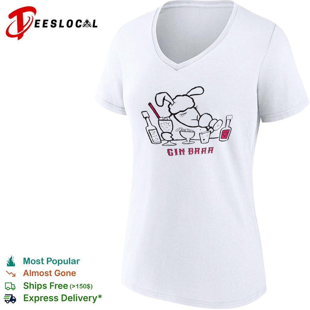 Gin Baaa Sheep Drinking Cocktails shirt Unisex