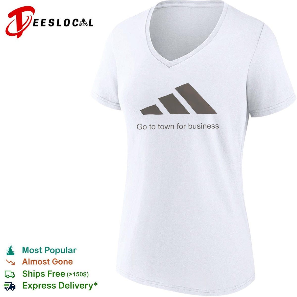 Go to town for business shirt Unisex