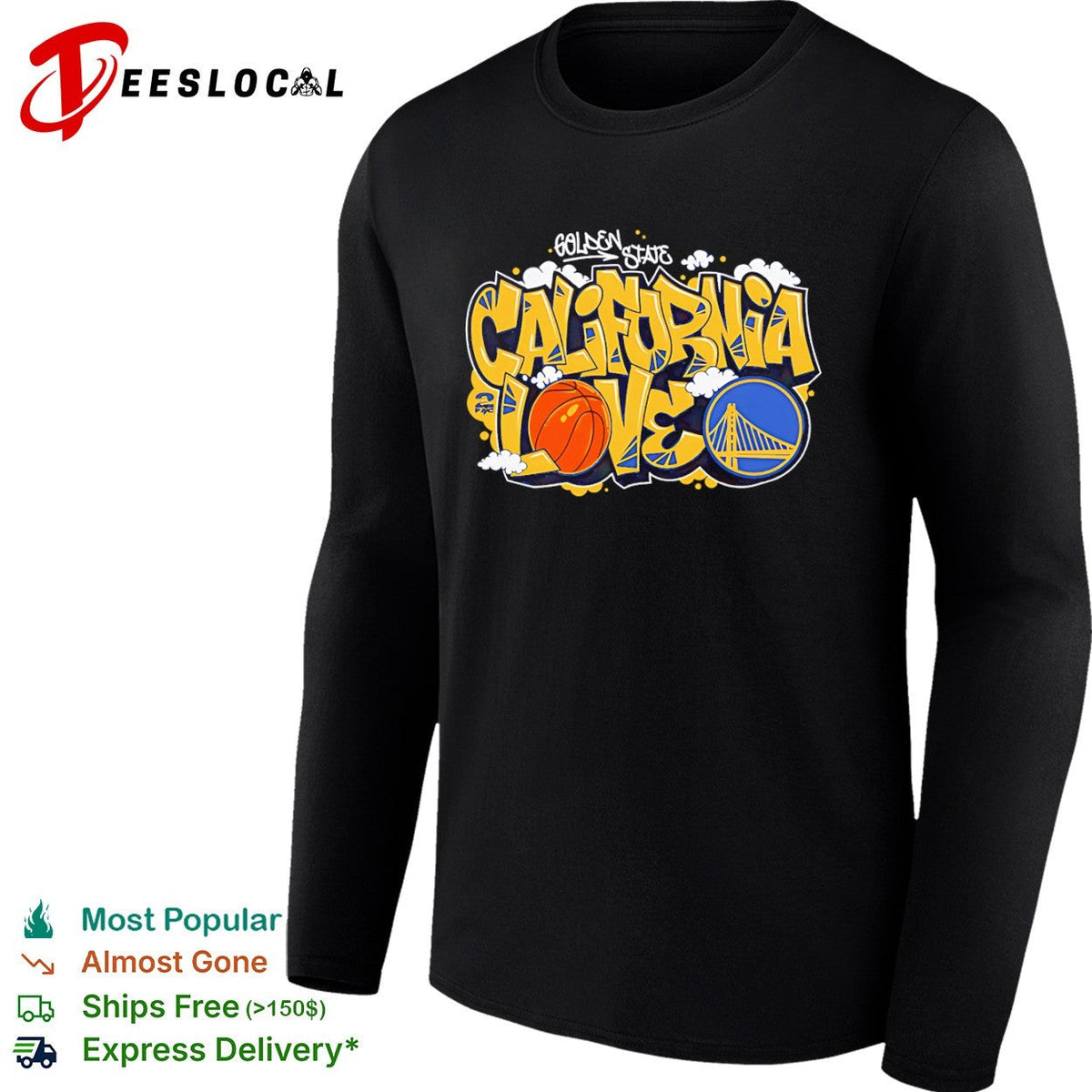 Golden State Warriors California Love Basketball Tupac Shakur Bay Area Shirt Unisex