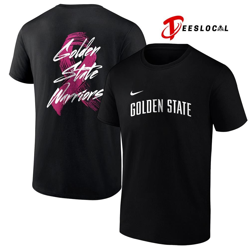 Golden State Warriors breast cancer awareness text shirt Unisex