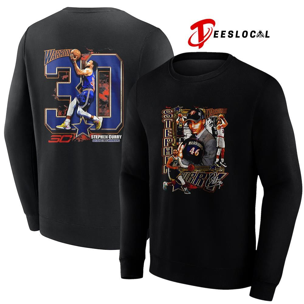 GoldenStateWarriorsStephenCurry30signatureposeshirt Unisex