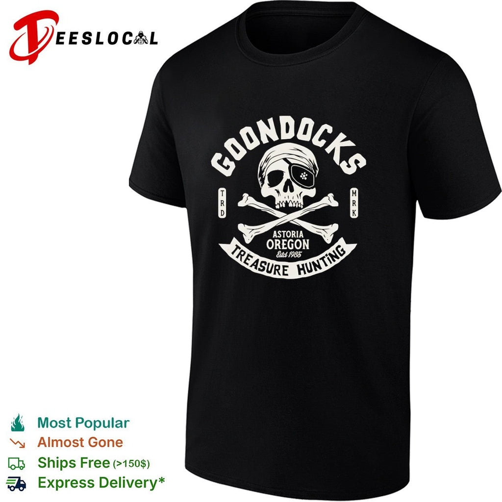 Goondocks Treasure Hunting The Goonies Astoria Oregon 1985 shirt Unisex
