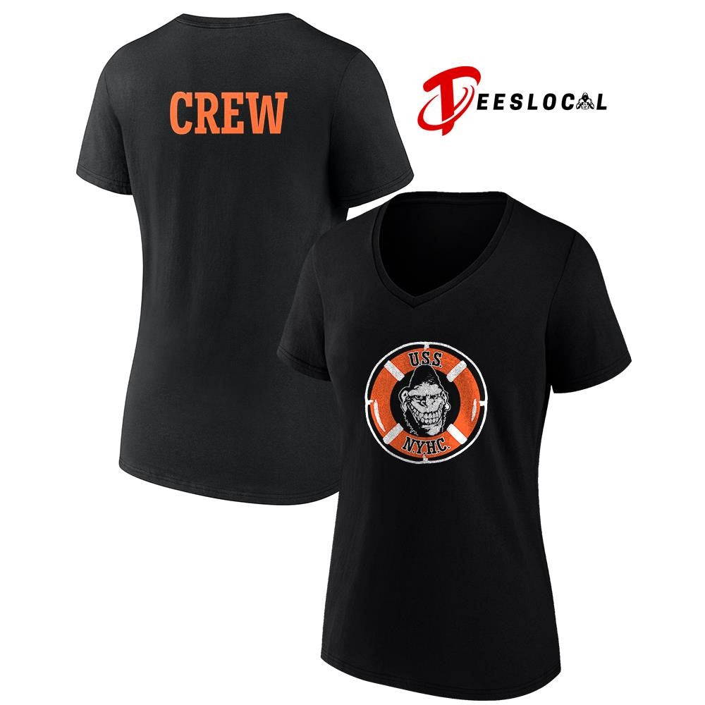 Gorilla Biscuits USS NYHC crew life preserver graphic shirt Unisex