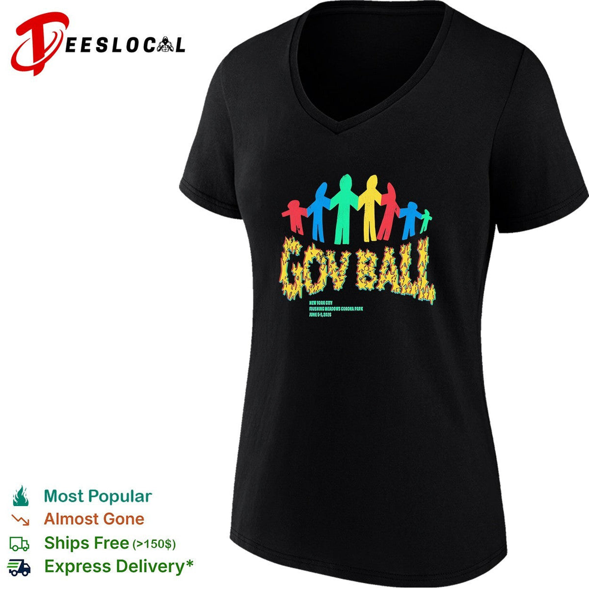 Governors Ball June 5 7 2026 New York shirt Unisex