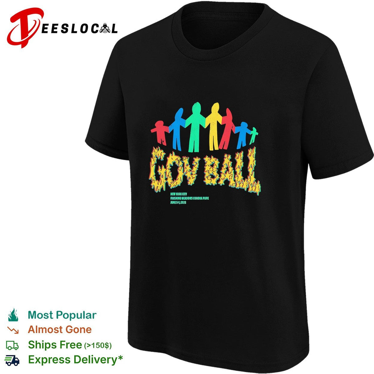 Governors Ball June 5 7 2026 New York shirt Unisex